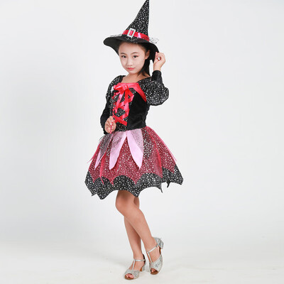 

Toddler Kids Baby Girls Halloween Clothes Costume Dress Party DressesHat Outfit