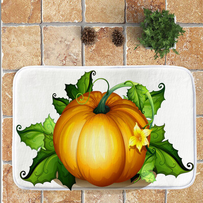 

Toponeto Pumpkin lantern Entrance Door Bathroom Mat Indoor Bath Decor