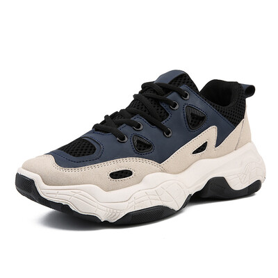 

High-top mens sports personality flying woven sports shoes sneakers