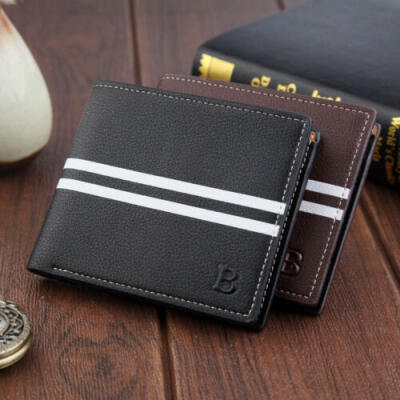 

AU Stock Mens Leather Money Clip Slim Wallet ID Credit Card Holder Coin Purse