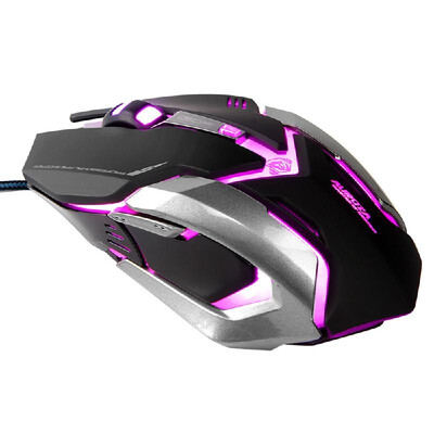 

E-3LUE 4000DPI Adjustable USB Wired Gaming Mouse EMS639 High Precision 5 Colors Backlights Lights Ergonomic Computer Game Mice