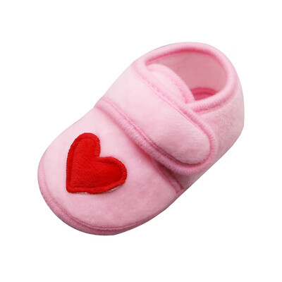 

Autumn Newborn Shoes Baby Boys Girls Anti-Slip Cute Heart Print Walking Shoes Toddler Soft Soled Sneakers Shoes for baby