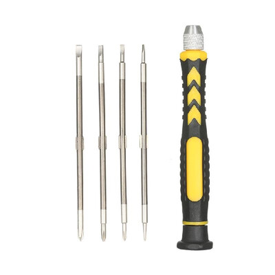 

5 in 1 Multi-functional Screwdrivers Set with Magnetic Slotted&Phillips Bits Electrical Work Repair Tools Kit