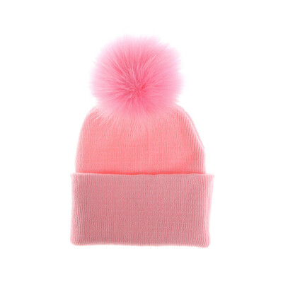 

Tailored Winter Single Ball Wool Knitted Cap Autumn Winter Ladys Warm Wool Hat