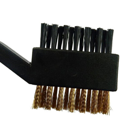 

Golf club double-sided brush golf cleaning round head brush club care specialist