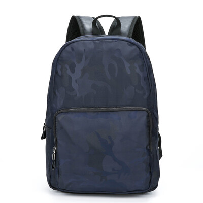 

Casual Backpack Mens Korean Trend Leather Backpack Mens Fashion Student Bag Travel Computer Camouflage Mens Bag