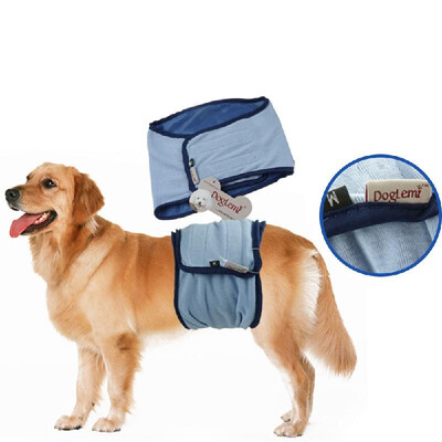 

Pet Male Dog Diaper Toilet Training Washable Dog Belly Band Nappy Dog Physical Pant