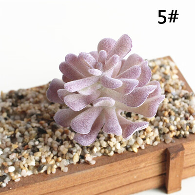 

Artificial Plastic Fake Succulent Plant Cactus Echeveria Flower Home Office DIY