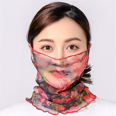 

Variety bib female collar sunscreen mask sunscreen veil spring&summer sunscreen scarf scarves sunscreen mask dust
