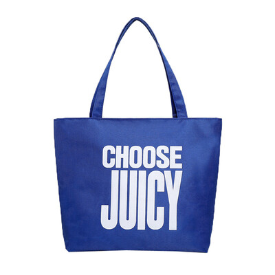 

Tailored Fashion Women Letter Canvas Candy Color Shoulder Bag Zipper Handle Bags
