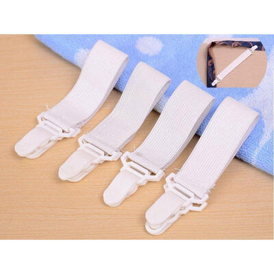 

4Pcs Bed Sheet Buckle Clip Blankets Holder Elastic Fastener Gripper