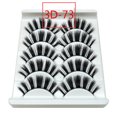 

〖Follure〗Luxury Makeup 5Pair 3D False Lashes Fluffy Strip Eye Mix lashes Natural Party
