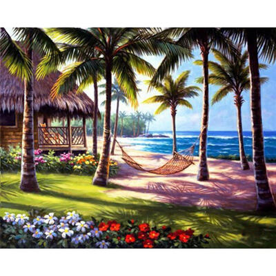 

5D DIY Full Drill Diamond Painting Seascape Cross Stitch Embroidery Mosaic