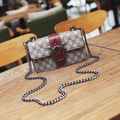 

Small bag female summer 2019 Korean version of the wild on the new super fire chain single shoulder slung swallow package Dionysian handbag