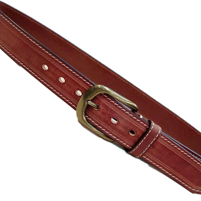 

New mens suede leather belt with a full leather cut casual mens belt