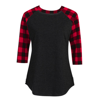 

Nomeni Women O-Neck Seven-quarter sleeve Sweatshirt Pullover Tops Blouse Shirt
