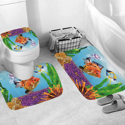 

〖Follure〗3pcs Non-Slip Bath Mat Bathroom Kitchen Carpet Doormats Decor