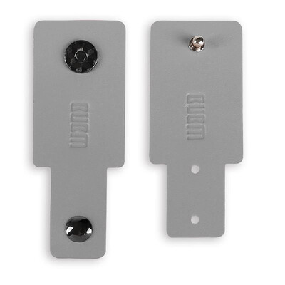 

BUBM LXDC-2P-01 Personalized Headset Magnetic Button Rectangular Cable Management 2PCS Black