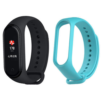 

Xiaomi Mi Band 4 095 inch AMOLED 5ATM Heart Rate Smart Wristband wStrap
