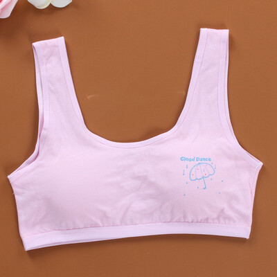 

Kids Training Bra Underwear Cotton Teenage Bra Puberty Girl Running Yoga Bra Girl Sports Bra Soft Cotton Underwear 8-16T