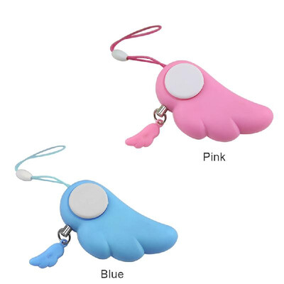 

Anti-wolf Anti-Rape Electronic Alarm Siren Device Women Girl Elder Children Safety Help in Case of Danger Angel Wing Keychain