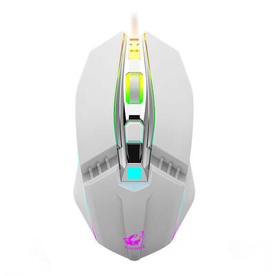 

4D Wired Gaming Mouse Four-color DPI Adjustable Synchronized Breathing Lamp