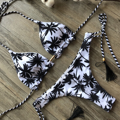 

Saidsome Feshion Womens Sexy Bikini Set Hot Stamp Sport Swimwear Push-Up Padded Swimsuit