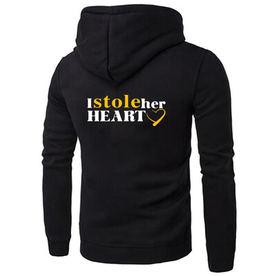 

Fashion Autumn And Winter Couple Sweatshirts Letter Printed I Stole Her Heart So I&39M Stealing His Last Name Lover Hoodies
