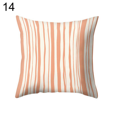 

Fresh Flower Stripe Dot Square Throw Pillow Case Cushion Cover Bedding Articles