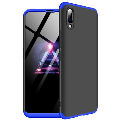 

MOONCASE Vivo NEX  front fingerprint Three-section all-inclusive shield - black blue