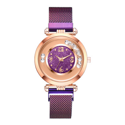 

Quartz watch with ladies watch 2019 new quicksand roller ladies watch