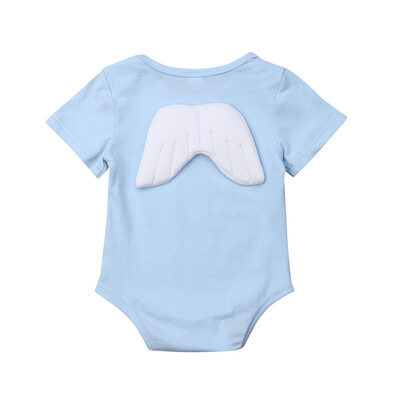 

Summer Newborn Baby Girls Boys Clothes Wings Romper Jumpsuit Bodysuit Sunsuit