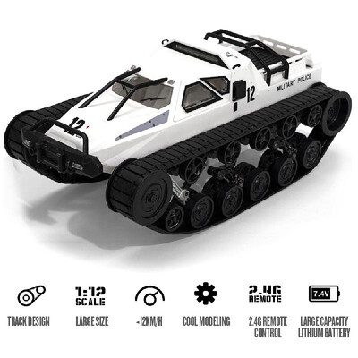 

Rechargeable RC Tank Car Remote Control Car 112 24GHz Gifts Toy 360° Rotating Vehicle Gifts for Boys Girls Teens&Children