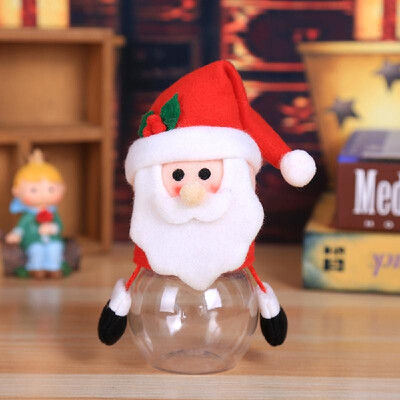 

Portable Lovely Christmas Penguin Candy Jar Lastics Transparent Gift Box Christmas Supplies Childrens Gifts Decoration