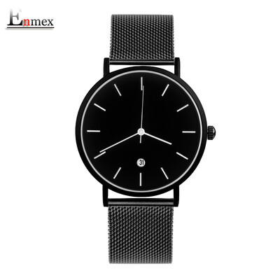 

Enmex simple design elegant temperament watches stereo simple ladies temperament watches