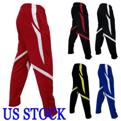 

US Men Sport Pants Long Trousers Tracksuit Fitnes Workout Joggers Gym Sweatpants