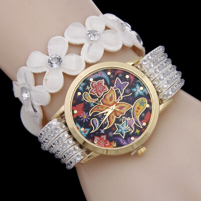 

New trend fashion ladies winding watch acrylic