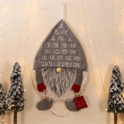 

Siaonvr Christmas Home Decoration Forest Man Calendar Christmas Calendar Wall Pendant