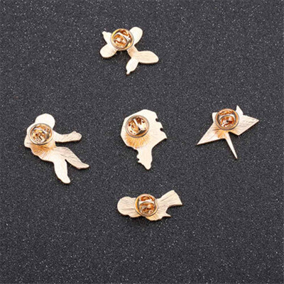 

Fashion Cartoon Enemal Pin Cute Balloon Polar Bear Astronauts Ice Cream Pin Brooch Fashion Jewelry