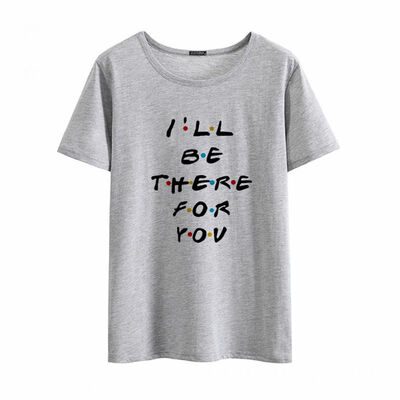 

Summer Casual Harajuku T Shirt Female T-shirt Letter Print Women T Shirts Top