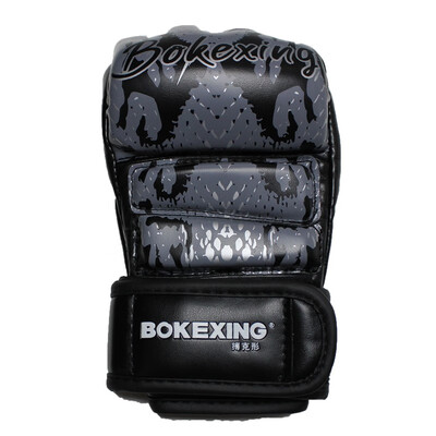 

BOKEXING Half Finger Boxing Gloves Fighting Muay Thai Boxing Gloves 4128