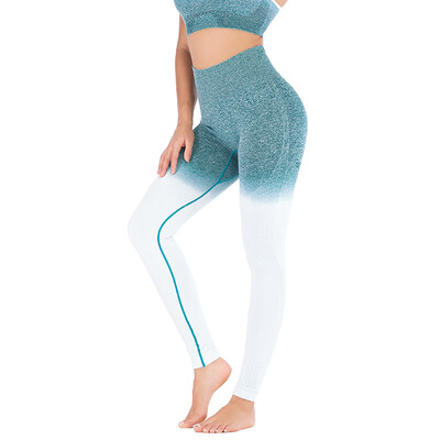 

Yoga Leggings Compression Slim Ombre Gym Seamless Leggings Sport Fitness Pants