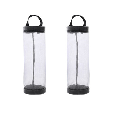 

Gobestart Plastic Bag Holder 2 Packs Mesh Hanging Storage Dispensers