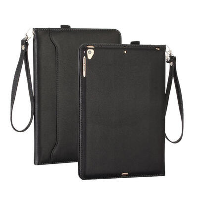 

Hang Rope Leather Wallet Protective Case Cover for iPad 97inch 2017 2018