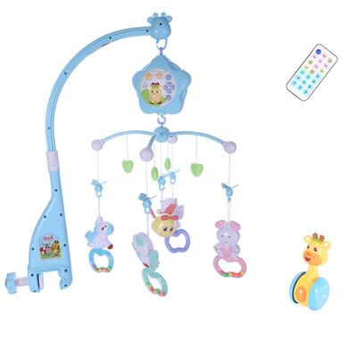 

Baby Mobile For Crib Crib Toys With Music And Lights Remote Holder Projector