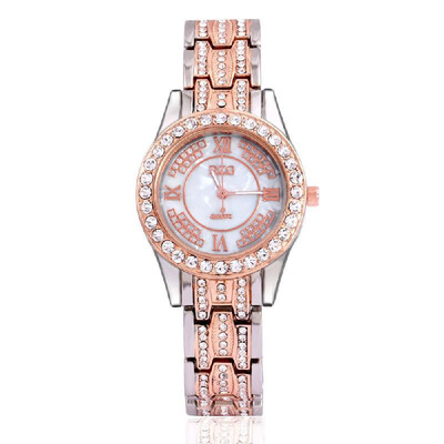 

Luxury Rhinestone Bracelet Watch Women Diamond Fashion Ladies Dress Watch Brand Stainless Steel Crystal Wristwatch Clock