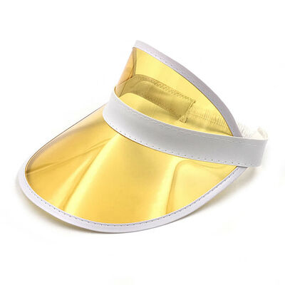 

Summer PVC Hat Sun Visor Casual Hat Clear Plastic Adult Sunscreen Cap