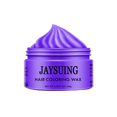 

100g Natural Unisex DIY Hair Color Mud Cream Temporary Hair Clay Wax Dye Paint