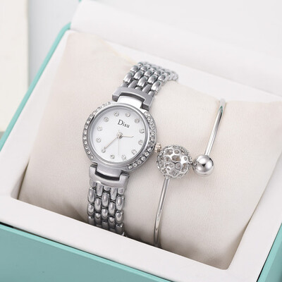 

RM Light Luxury Girl Temperament Watch Bracelet Set Chain Watch Birthday Gift