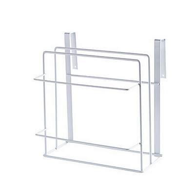 

Kitchen Hanging Pot Lid Cutting Board Storage Rack Iron Holder Over Cabinet